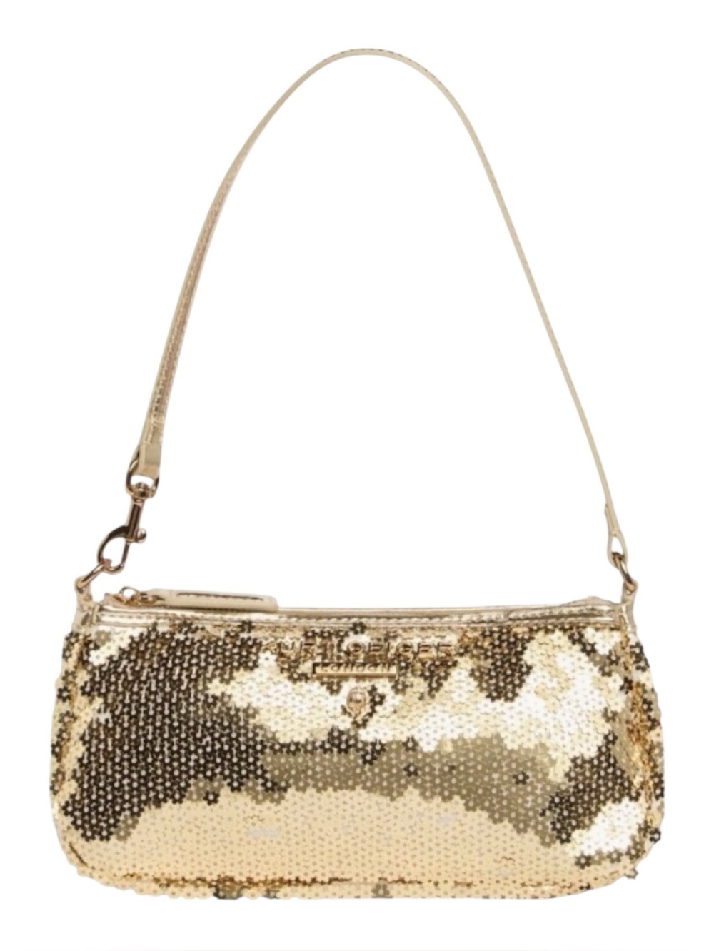 Kurt Geiger NWT Gold Small Highgate Wristlet Bag